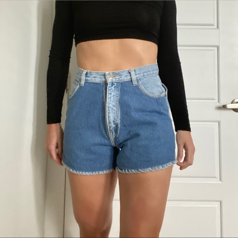 Vintage Denim Republic high waist jean shorts